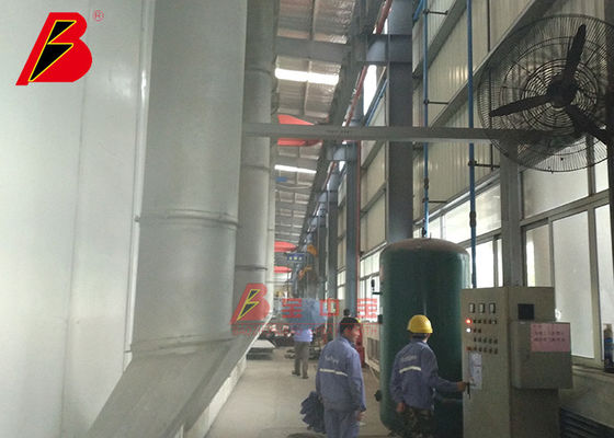 গুণ স্বয়ংক্রিয় সারফেস 69kw স্যান্ডব্লাস্টিং রুম পরিষ্কার করা কারখানা