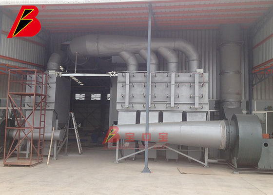 গুণ বড় কনটেইনার জন্য 69kw সাফ স্যান্ডব্লাস্টিং রুম কারখানা