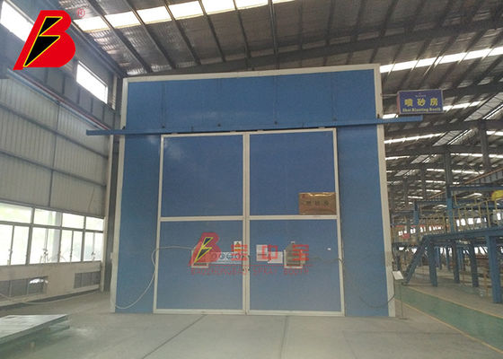 গুণ 6bar শট বালু বিস্ফোরণ চেম্বার রুম কারখানা
