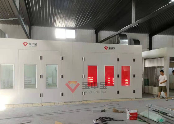 গাড়ির ডাউনড্রাফ্ট পেইন্ট রুমের জন্য ইনফ্রারেড লাইটিং হিট পেইন্ট বুথ